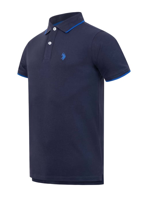 U.S. Polo Assn. Herren Poloshirt aus Baumwolle mit Kontrastdetails - Image 2