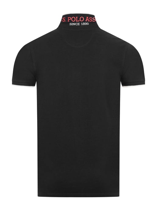 U.S. Polo Assn. Herren Poloshirt aus Baumwolle mit Kontrastdetails - Image 3