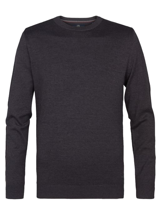 Petrol Industries - Feinstrick-Pullover Steamboat Herren - Blau - Image 1