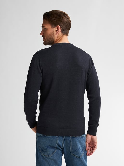 Petrol Industries - Feinstrick-Pullover Steamboat Herren - Blau - Image 4