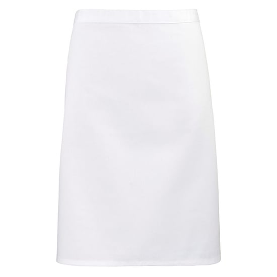 Premier - Herren/Damen Unisex Taillenschürze "Colours Collection" (Weiß) - Image 1