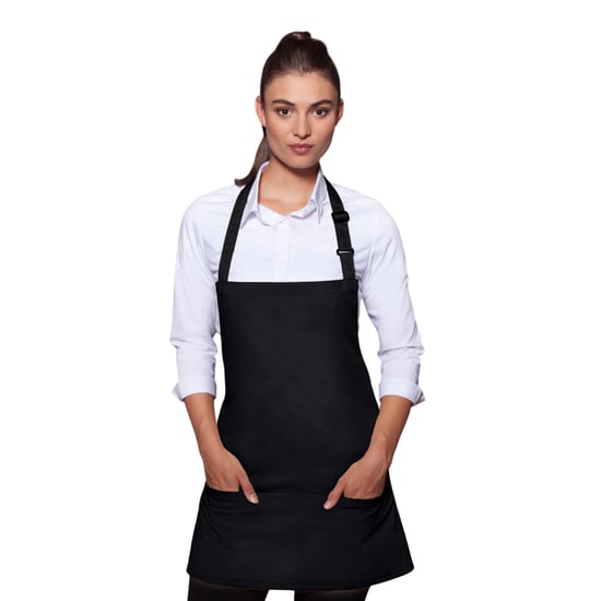 Karlowsky - Damen Latzschürze, Kurz (Schwarz) - Image 2