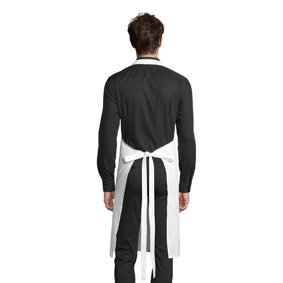 SOLS - Herren/Damen Unisex Schürze "Gamma" (Weiß) - Image 2