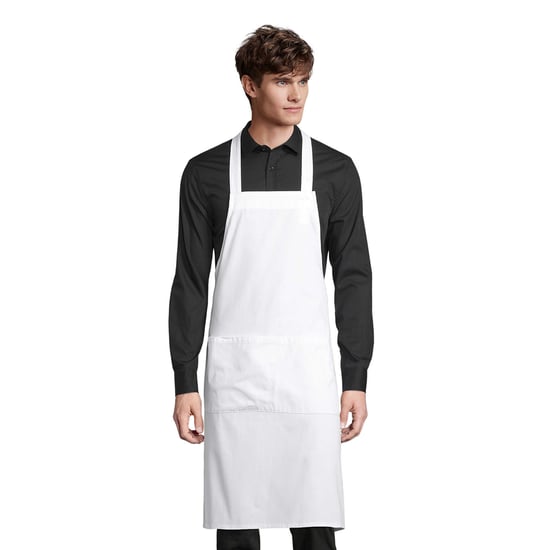 SOLS - Herren/Damen Unisex Schürze "Gamma" (Weiß) - Image 3