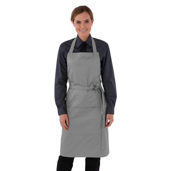 Dennys - Latzschürze, Verstellbares Halfter (Hellgrau) - Image 1