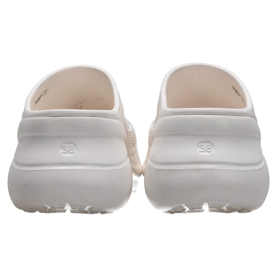 Balenciaga x Crocs Pool Slide Sandalen aus weißem Gummi - Image 3