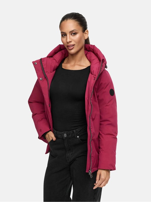 Marikoo Damen Winterjacke Yeminaa mit Kapuze & warmem Fleecefutter - Image 6