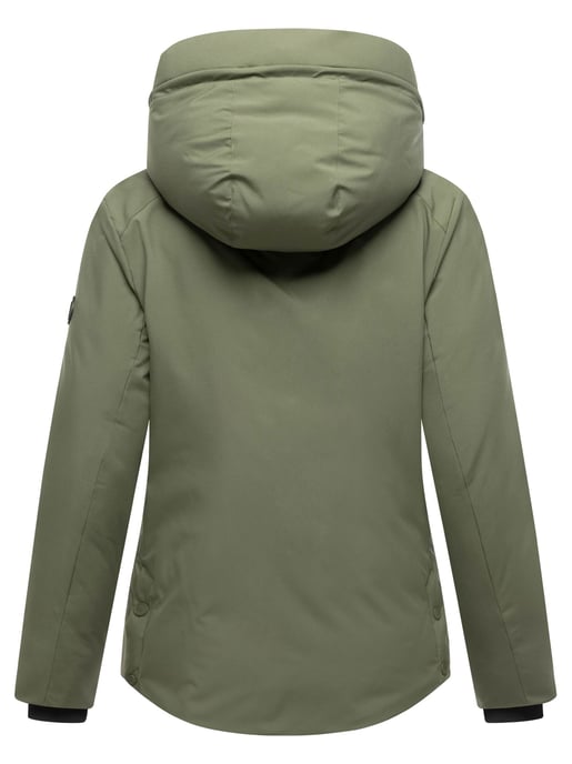 Marikoo Damen Winterjacke Yeminaa mit Kapuze & warmem Fleecefutter - Image 3