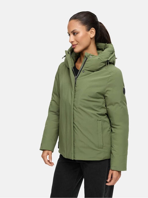 Marikoo Damen Winterjacke Yeminaa mit Kapuze & warmem Fleecefutter - Image 5