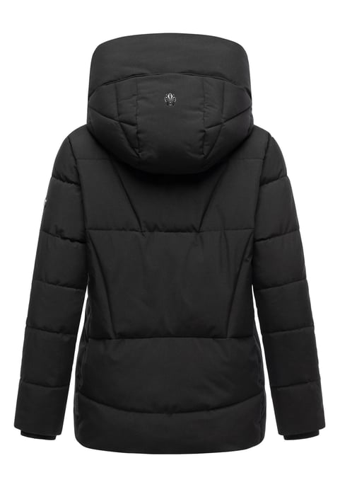 Marikoo Damen Winterjacke Kuschelnasee mit Kapuze und Fleecefutter - Image 3