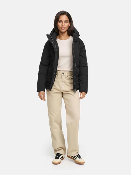 Marikoo Damen Winterjacke Yeminaa mit Kapuze & warmem Fleecefutter - Image 6