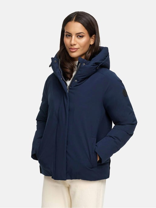 Marikoo Damen Winterjacke Yeminaa mit Kapuze & warmem Fleecefutter - Image 5