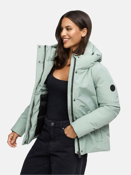Marikoo Damen Winterjacke Yeminaa mit Kapuze & warmem Fleecefutter - Image 6
