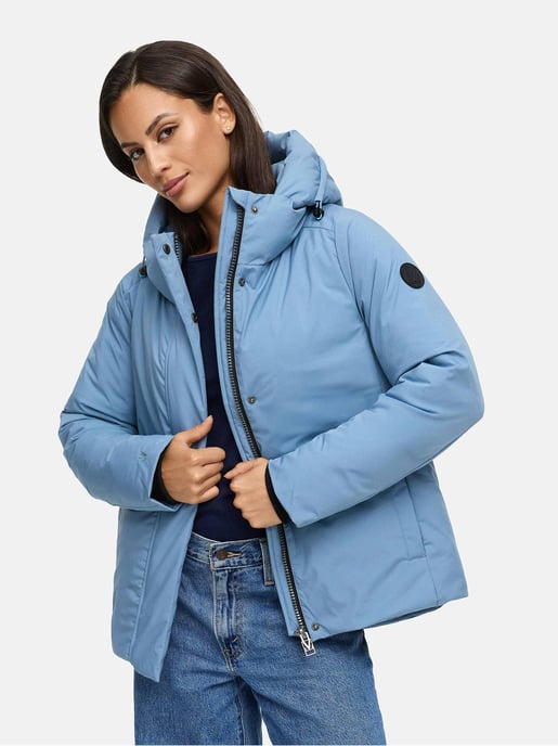 Marikoo Damen Winterjacke Yeminaa mit Kapuze & warmem Fleecefutter - Image 6