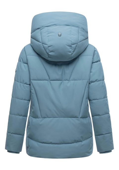Marikoo Damen Winterjacke Kuschelnasee mit Kapuze und Fleecefutter - Image 3