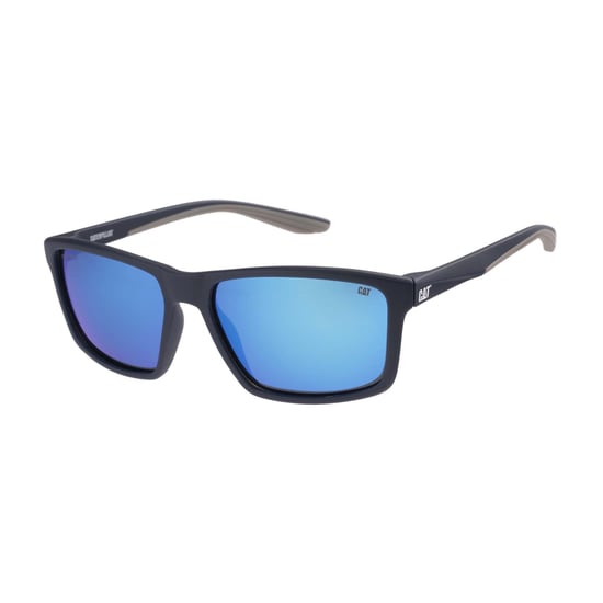 Caterpillar CTS-8033 106P matte navy grau blau Spiegel polarisierte Sonnenbrille - Image 2
