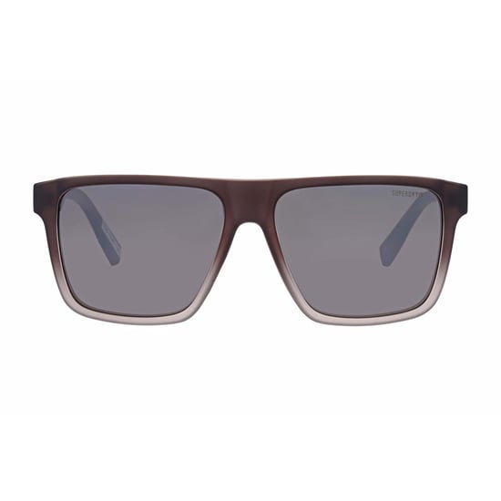 Superdry SDS-5046 165 matte, dunkelgraue Sonnenbrille mit silbernem Verlauf und Spiegel - Image 1