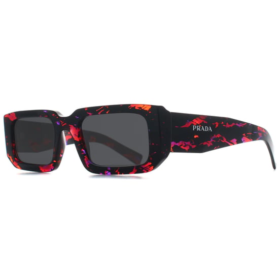 Prada PR06YS 06V5S0 abstrakte orange dunkelgraue Sonnenbrille - Image 2