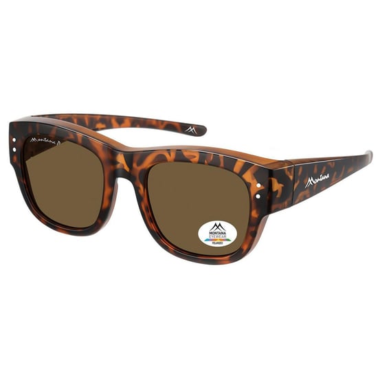 Montana FO7 D matt schildpatt braun polarisiert fit über Gläser Sonnenbrille - Image 1
