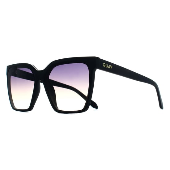 Quay Level Up 77707 mattschwarze Sonnenbrille mit Mohnblumen-Farbverlauf - Image 2