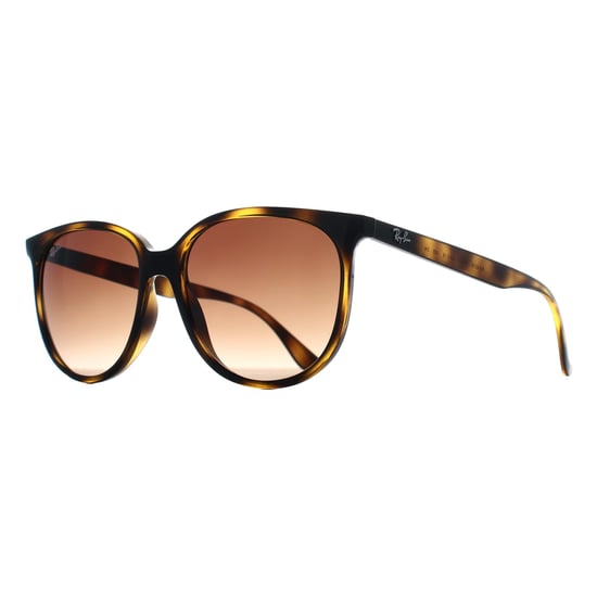 Ray-Ban RB4378 710/13 Sonnenbrille in Havanna mit braunem Farbverlauf - Image 2