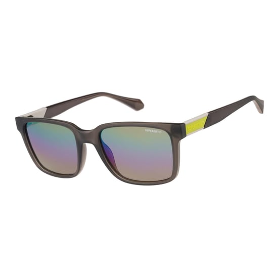 Superdry SDS-5039 165 dunkelgrau Ölfleck Spiegel polarisierte Sonnenbrille - Image 1