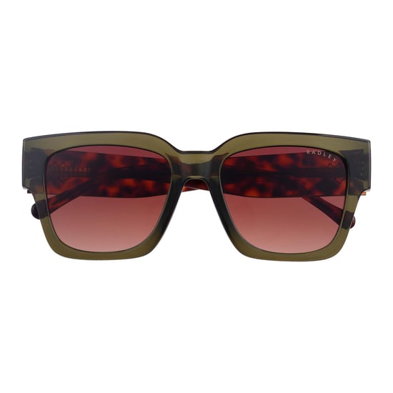 Radley RDS-6532 109 grün schildpatt braun Sonnenbrille mit Farbverlauf - Image 1