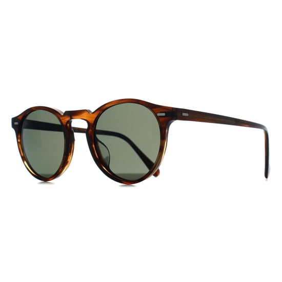 Oliver Peoples OV5217S Gregory Peck 1724P1 Toskana Schildkröte g-15 polarisierte Sonnenbrille - Image 2