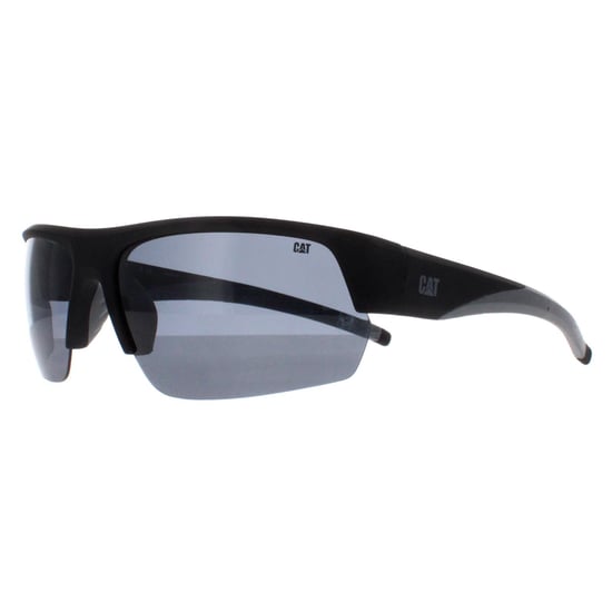 Caterpillar CTS-8022 104P mattschwarze polarisierte Sonnenbrille aus massivem Rauch - Image 2