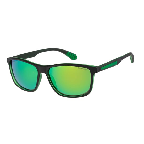 Superdry SDS-5014 104P mattschwarz grün grüner Spiegel polarisierte Sonnenbrille - Image 2