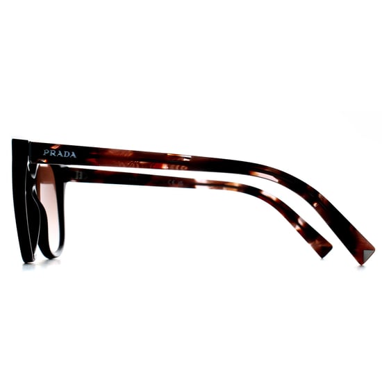 Prada PR22ZS 28F90P schwarzbraune Sonnenbrille mit Farbverlauf - Image 3