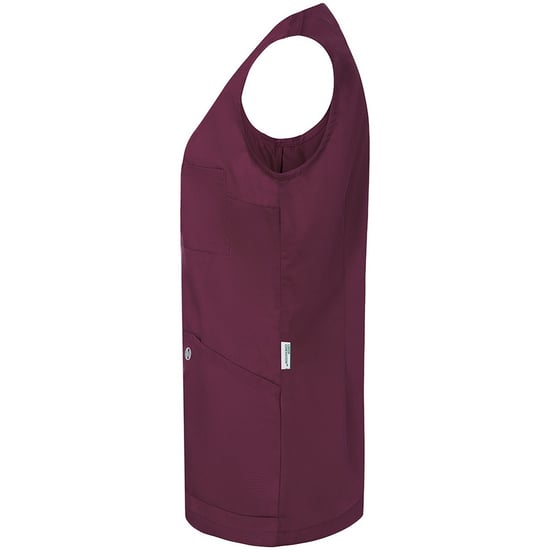 Karlowsky - "Essential" Arbeitsschürze für Damen Ärmellos (Aubergine) - Image 3