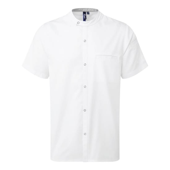 Premier - "Chefs" Hemd für Herren/Damen Unisex kurzärmlig (Weiß) - Image 1