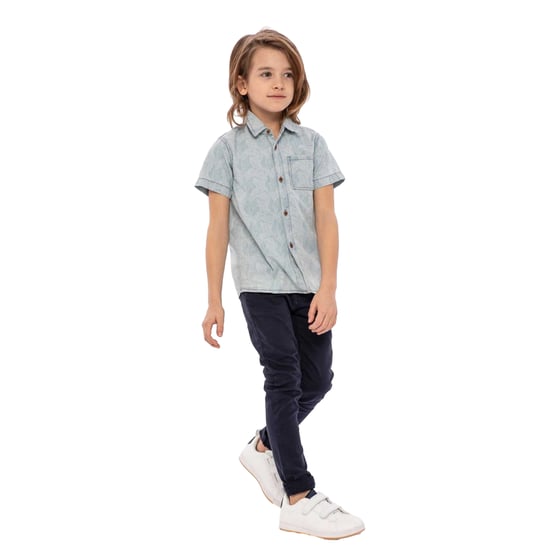 Minoti - Hemd für Jungen, Denim (Blau) - Image 4