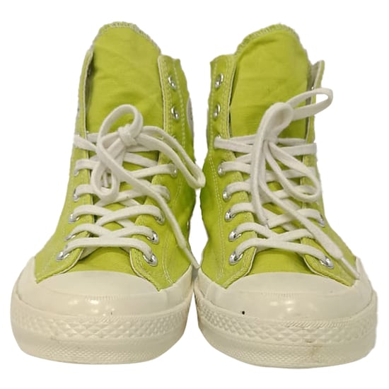 Comme des Garçons Play x Converse Chuck 70 High-Top Sneakers aus grünem Canvas - Image 2
