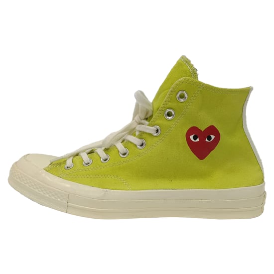 Comme des Garçons Play x Converse Chuck 70 High-Top Sneakers aus grünem Canvas - Image 4