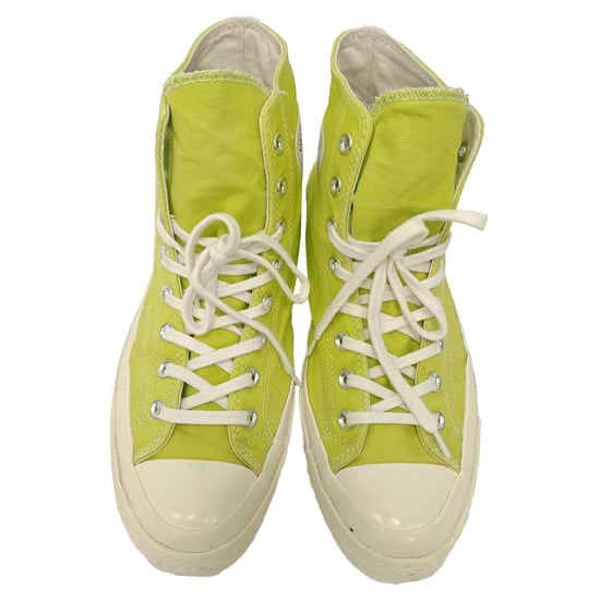 Comme des Garçons Play x Converse Chuck 70 High-Top Sneakers aus grünem Canvas - Image 5