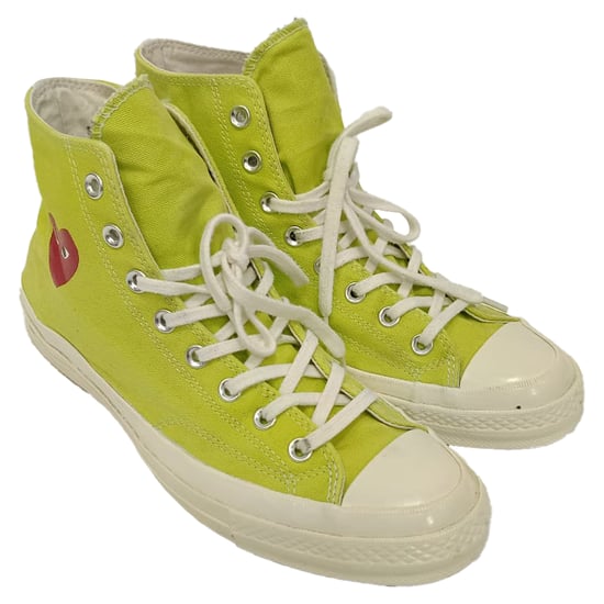 Comme des Garçons Play x Converse Chuck 70 High-Top Sneakers aus grünem Canvas - Image 6