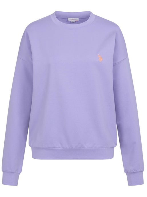 U.S. Polo Assn. Damen Sweatshirt Pullover aus Baumwoll-Stretch - Image 1