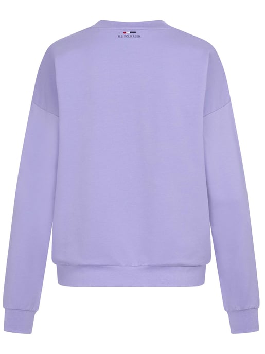 U.S. Polo Assn. Damen Sweatshirt Pullover aus Baumwoll-Stretch - Image 3