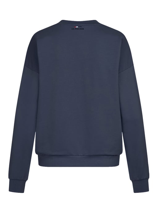 U.S. Polo Assn. Damen Sweatshirt Pullover aus Baumwoll-Stretch - Image 3