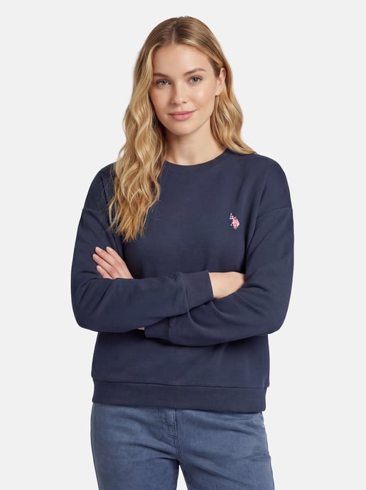 U.S. Polo Assn. Damen Sweatshirt Pullover aus Baumwoll-Stretch - Image 5