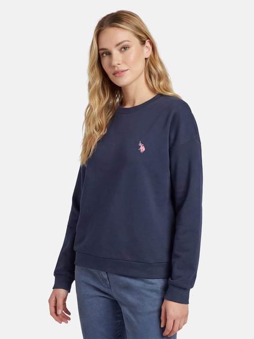 U.S. Polo Assn. Damen Sweatshirt Pullover aus Baumwoll-Stretch - Image 6