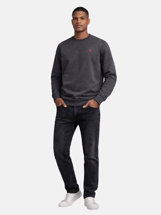 U.S. Polo Assn. Herren Sweatshirt Pullover aus Baumwollmischung - Image 4
