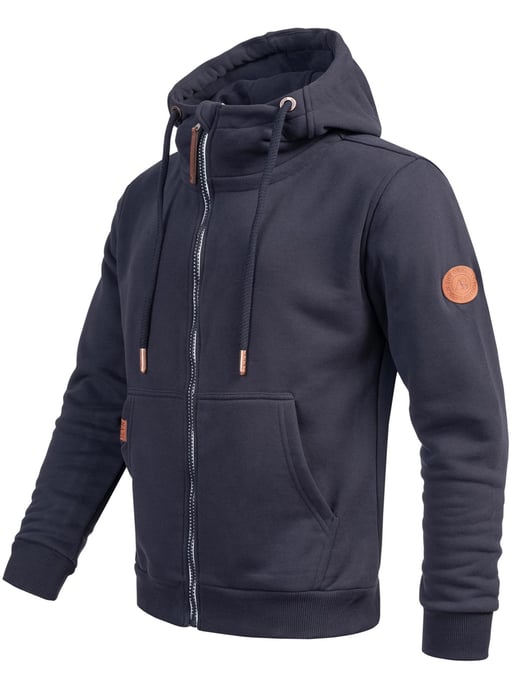 Alessandro Salvarini Herren Sweatjacke AS292 mit Kapuze & Reißverschluss - Image 3