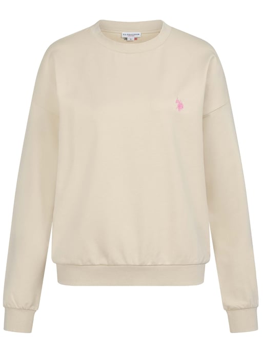 U.S. Polo Assn. Damen Sweatshirt Pullover aus Baumwoll-Stretch - Image 1