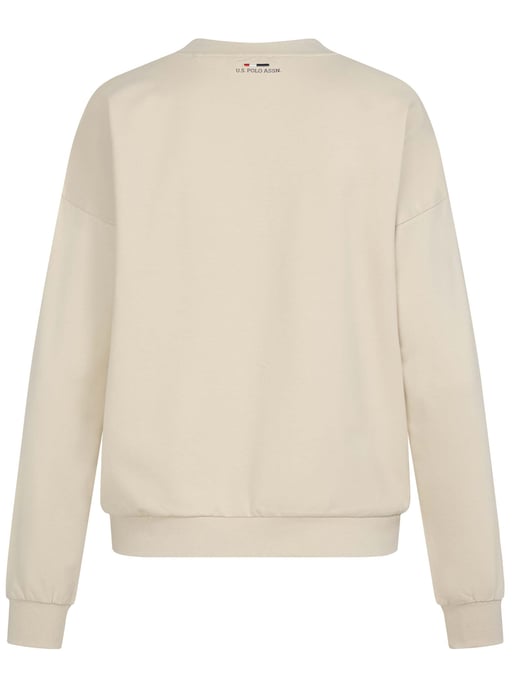 U.S. Polo Assn. Damen Sweatshirt Pullover aus Baumwoll-Stretch - Image 3