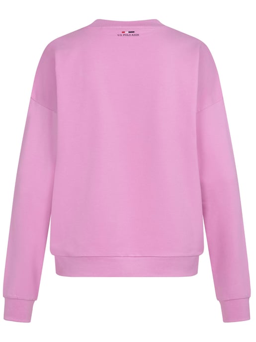 U.S. Polo Assn. Damen Sweatshirt Pullover aus Baumwoll-Stretch - Image 3