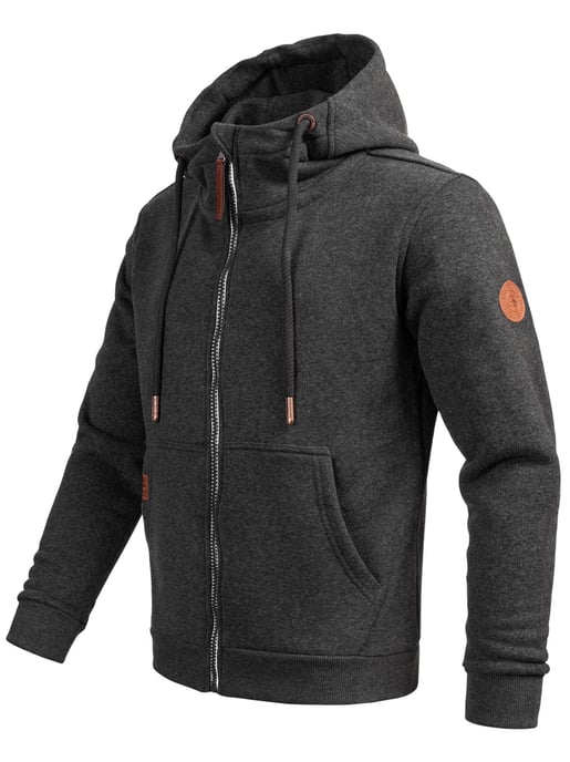 Alessandro Salvarini Herren Sweatjacke AS292 mit Kapuze & Reißverschluss - Image 3