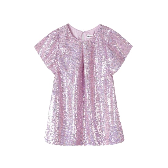 Minoti - Kleid für Mädchen, Flatter-Ärmel (Pink) - Image 1